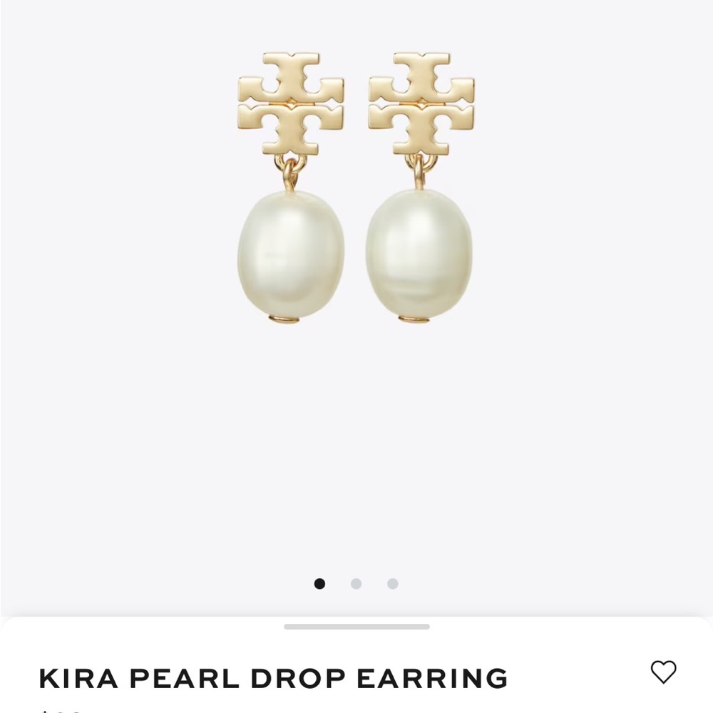 Tory Burch Kira pearl drop earrings